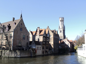 Brugge, met in de achtergrond het belfort